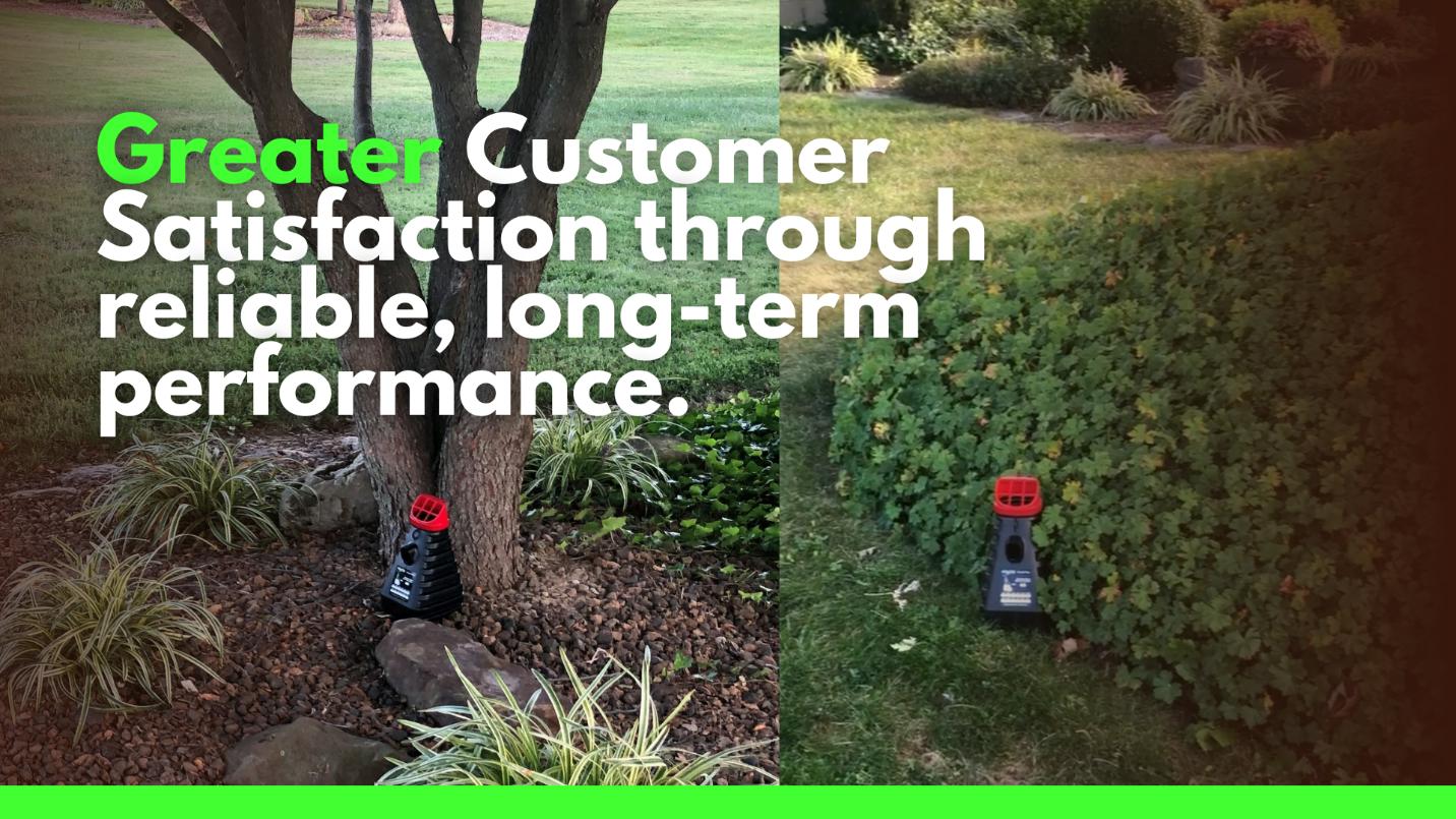 Greater customer satisfaction through reliable long-term performance